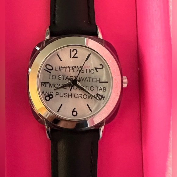 Accessories - Isaac Mizrahi leather watch brand new needs battery
